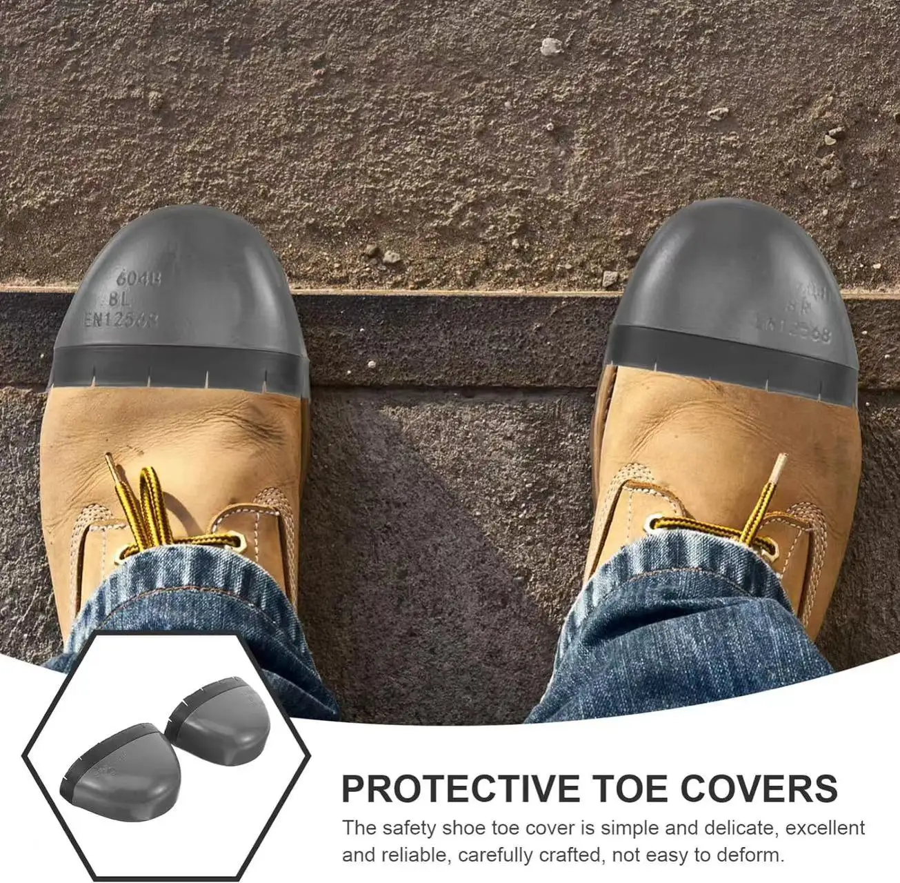 LNZ Safety Shoe Accessories Removable Steel Toe Caps For Industrial Safety Boots