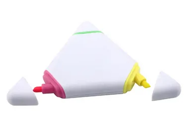 custom logo 3 in 1 promotional triangle highlighter