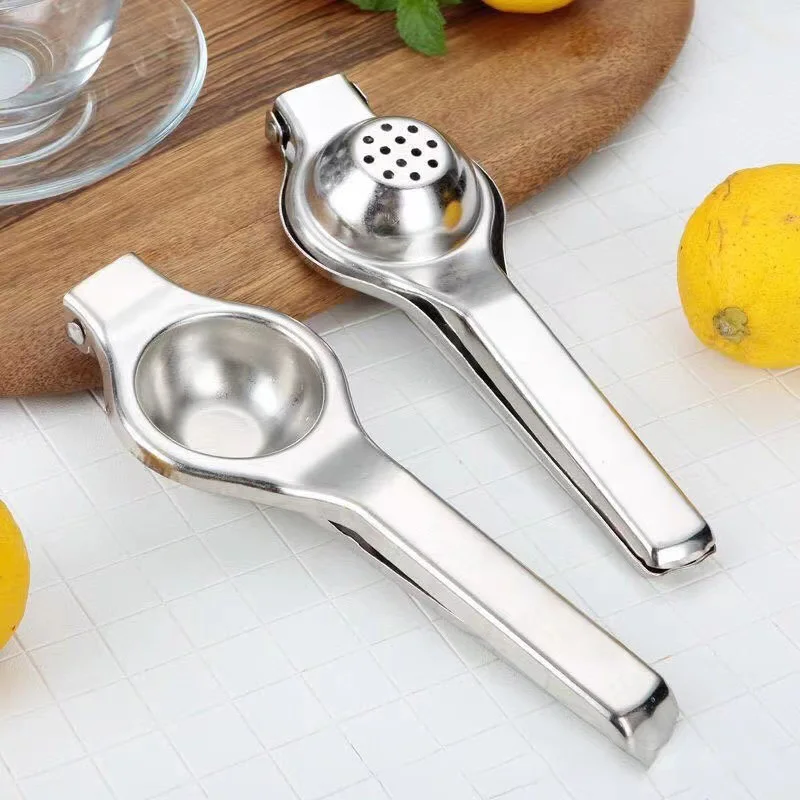 Kitchen Gadget Citrus Fruits Lime Hand Press Juicer Stainless Steel Manual Lemon Squeezer