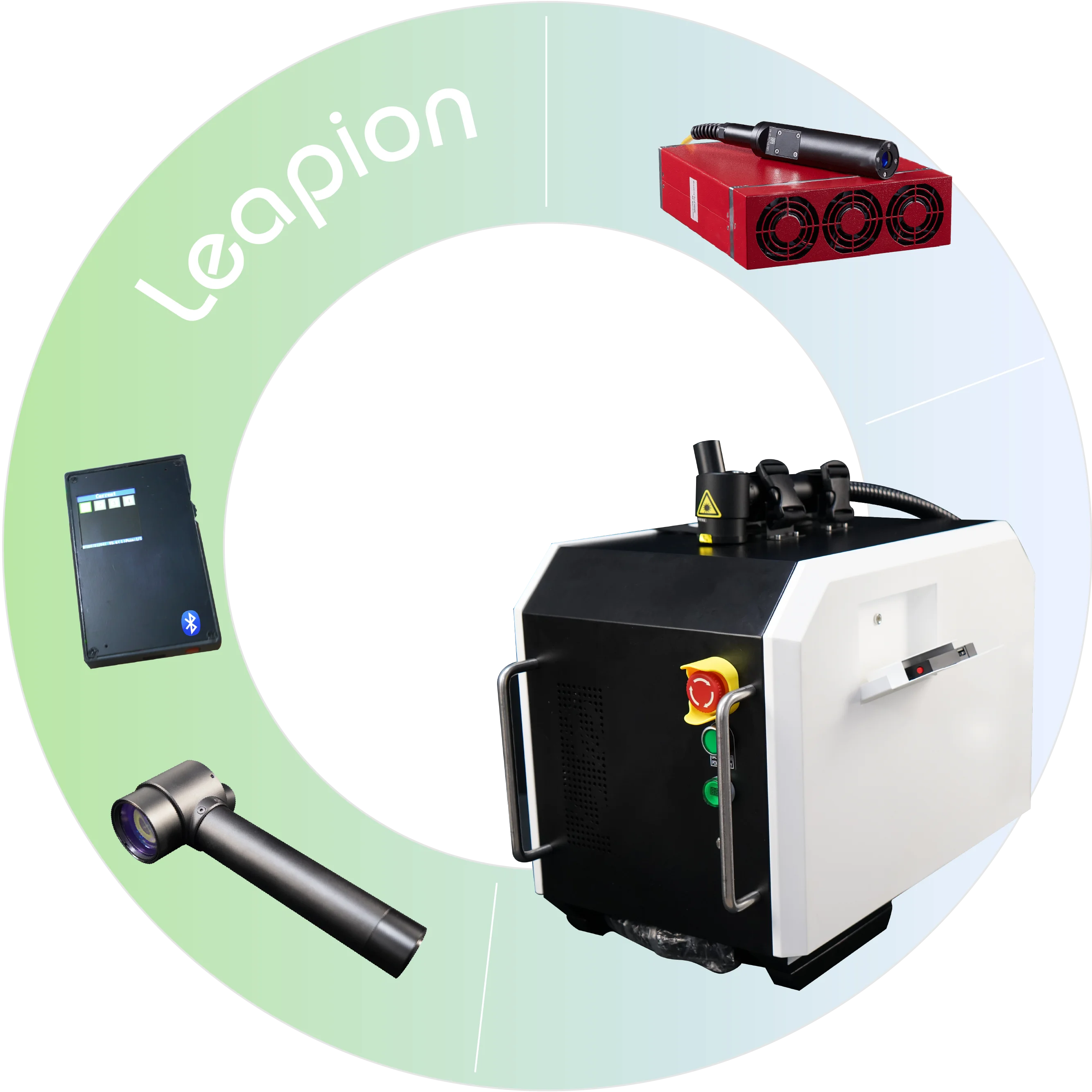 Leapion Pulsating 200w Pulse Laser Cleaning Machine For Aluminium