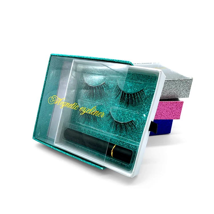  SY Lashes Shuying Заводская подводка для глаз под заказ магнитные Eeyelashes 2 пары в магнитной подарочной