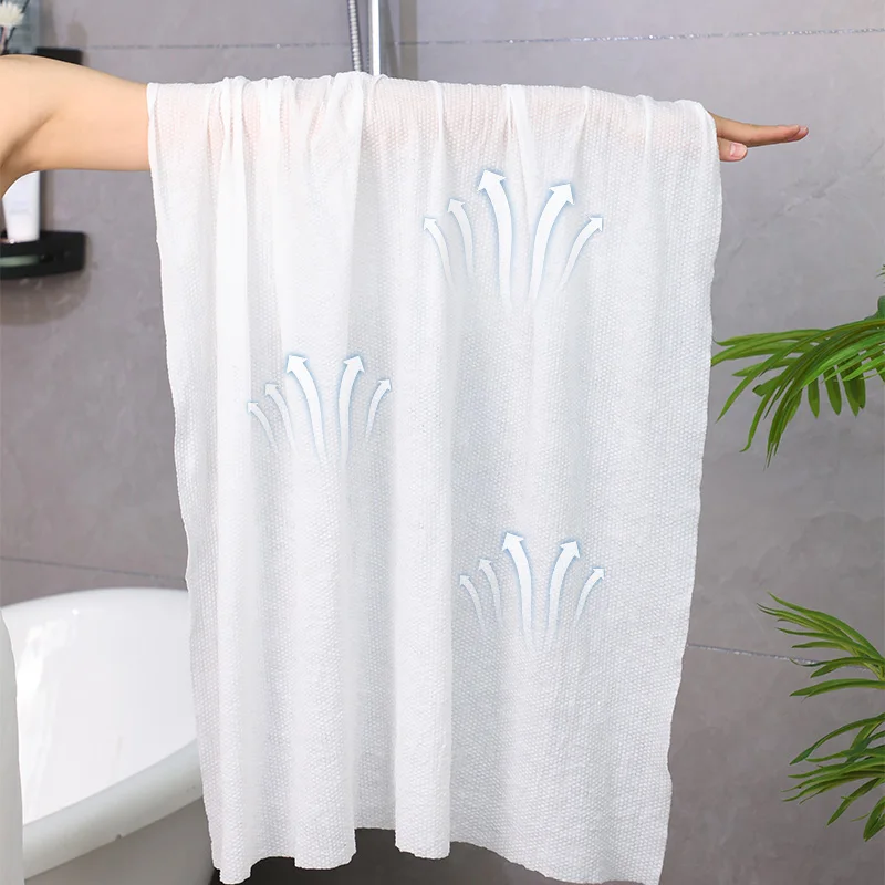 Hot Sale High Quality Plant Fiber Travel Portable Compressed Bath Towel Hotel Massage Spa Disposable Compressed Bath Towel