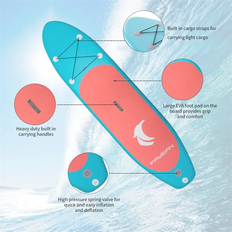 
Wholesale surfboard inflatable sup board inflatable stand up paddle sup race board on sale 