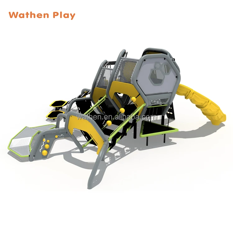 Factory Price Customization Outdoor Playground Equipment Plastic Slide Children Amusement Park Play Set