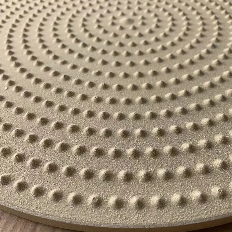 340mm Cordierite  perforated baking pizza stone for BBQ