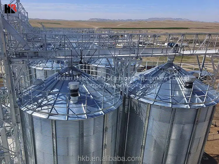 Зерно кукурузы небольшого размера 200 тонн зерно для хранения силоса