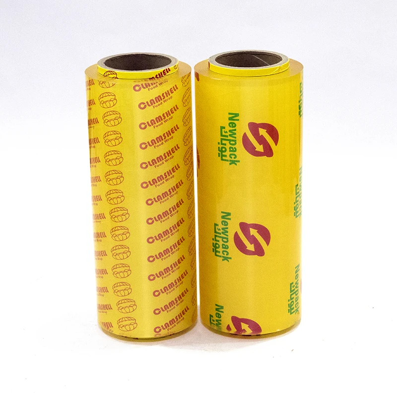 High Quality PVC Plastic Film Fresh Keeping Anti-fog Packaging Food Grade Wrap Roll Cling Film Jumbo Roll For Supermarket