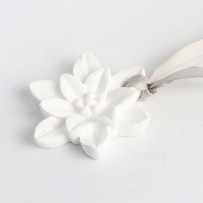 FinRu Car Interior Perfume Pendant Hanging Rear View Mirror Air Freshener Scented Ceramic Aroma Diffuser Stone