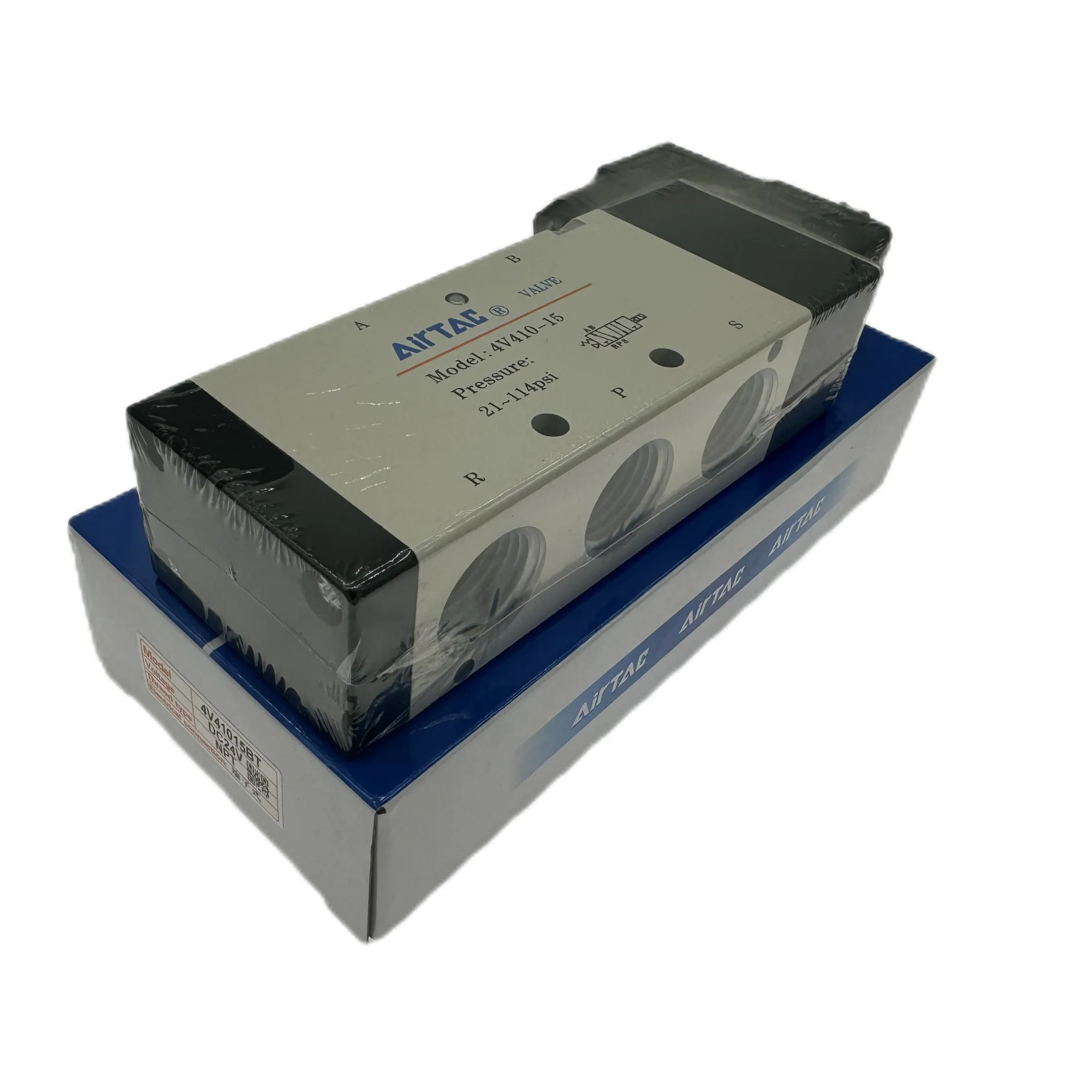 Новый оригинальный Пневматический электромагнитный клапан AIRTAC 4V410-15BT NPT 4V400