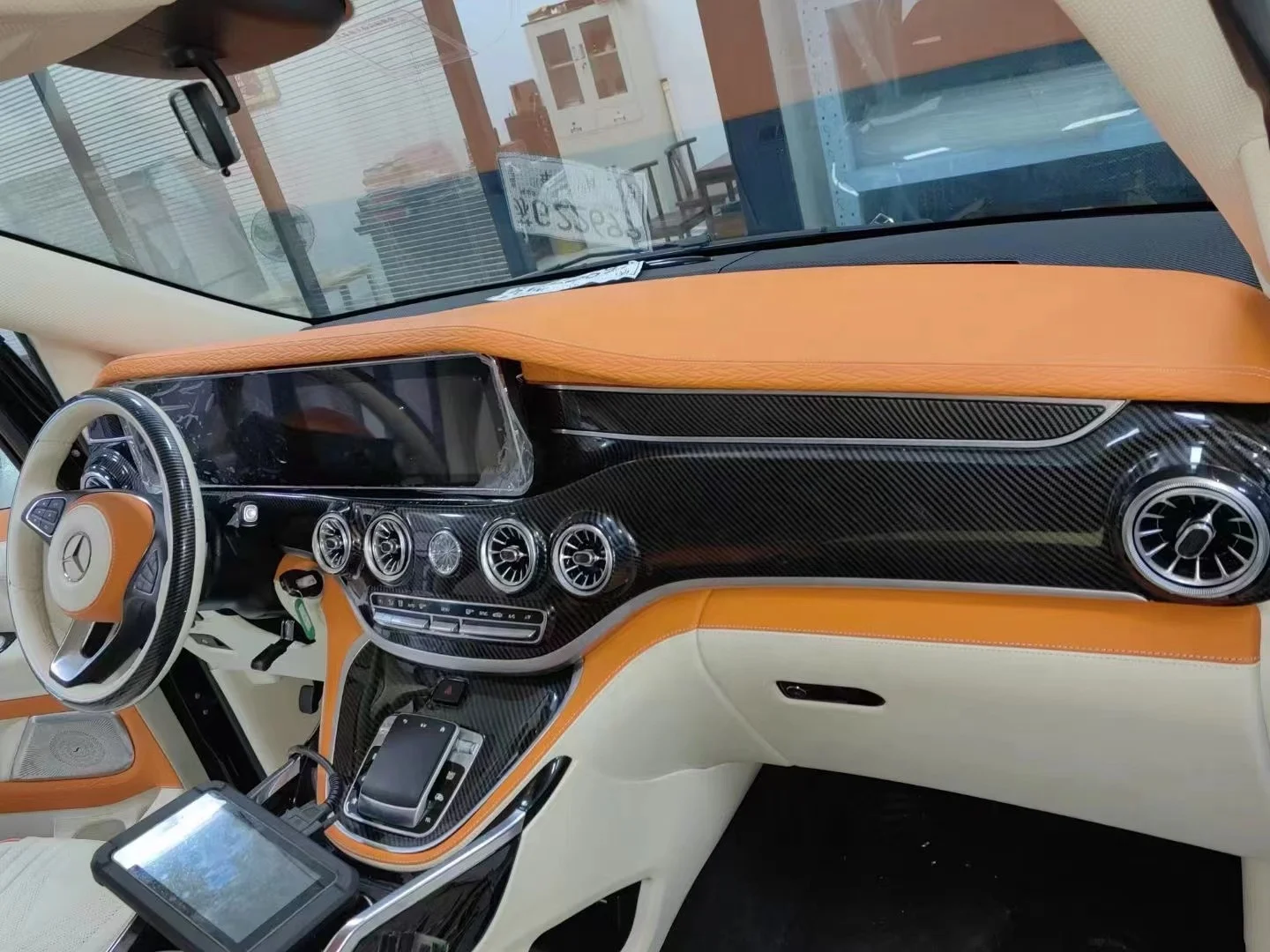 V260 V250 vito Auto Dashboard For W447 / VITO /METRIS For Mercedes-Benz Vito W447 dashboard modified to Maybach V-class V260