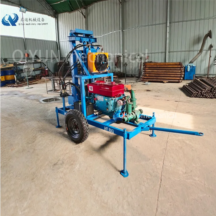 QIYUN mechanical mining rig manufacturers direct sales of high-quality low-cost small 100-meter drill