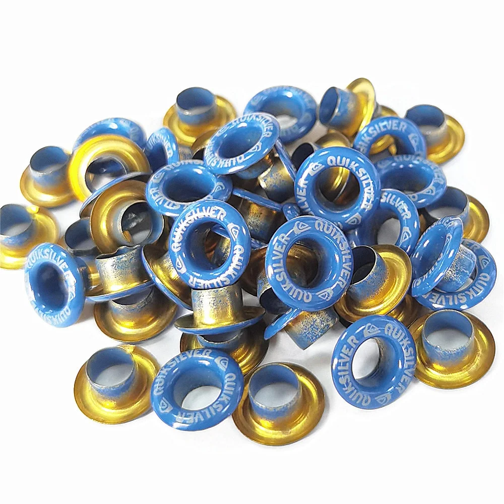 Spray Paint Colorful Grommets Metal Eyelets Color Paint Eyelet Metal Eyelet Plating Colored