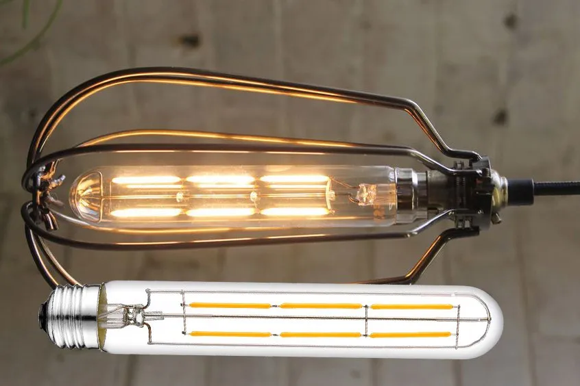 Wholesale Sales LED Tubular T30 5W Filament bulbs lamp dimmable E26 E27 base Glass Bulbs