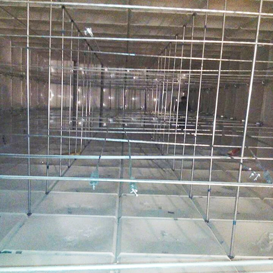 Huili frp modular tank 50m3 grp water tank fire sprinkler system, hydrant grp fiberglass drinking water tank