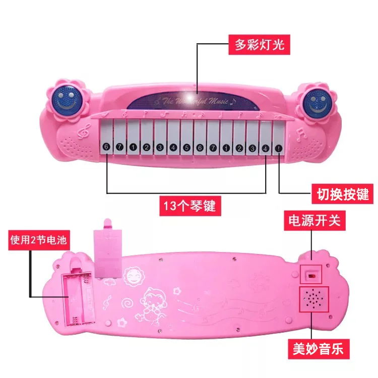 2024 Wholesale Early Education Music Toy Infant Electronic Keyboard Piano Toy for Kid