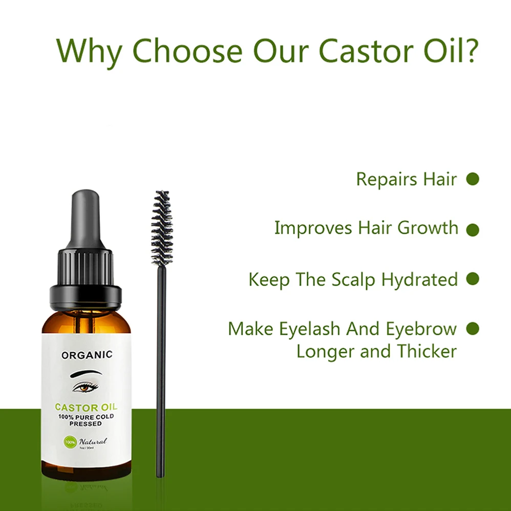 Factory Supply Directly 100% Pure Organic Castor Oil