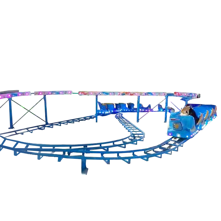 Dinosaur shuttle rides mini roller coaster cheap roller coaster amusement park for sale