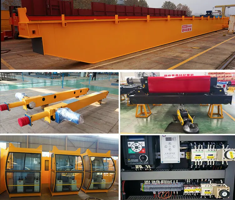 Kenancranes 10 ton 20 ton 30 ton 50 ton Double Girder Overhead Traveling Crane For Warehouse
