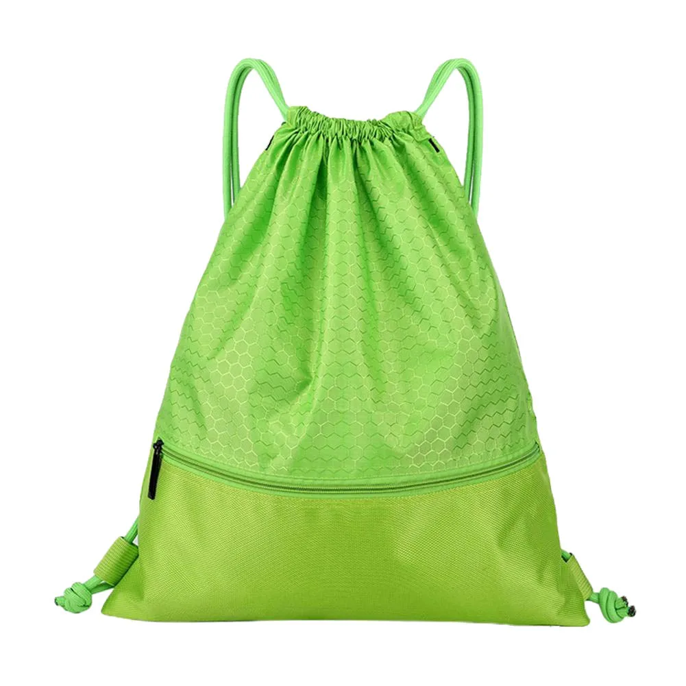 420D Waterproof Polyester Nylon Drawstring Bag/Wholesale Drawstring Backpack/Promotional Kids Custom Drawstring Bag