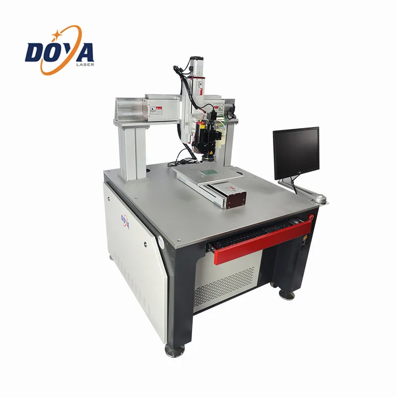 1 кВт 5 2 Sis tem de monitorizare Raycus CCD Sudoare cu platforma automata 3 axe 4 Masina sudat laser fib