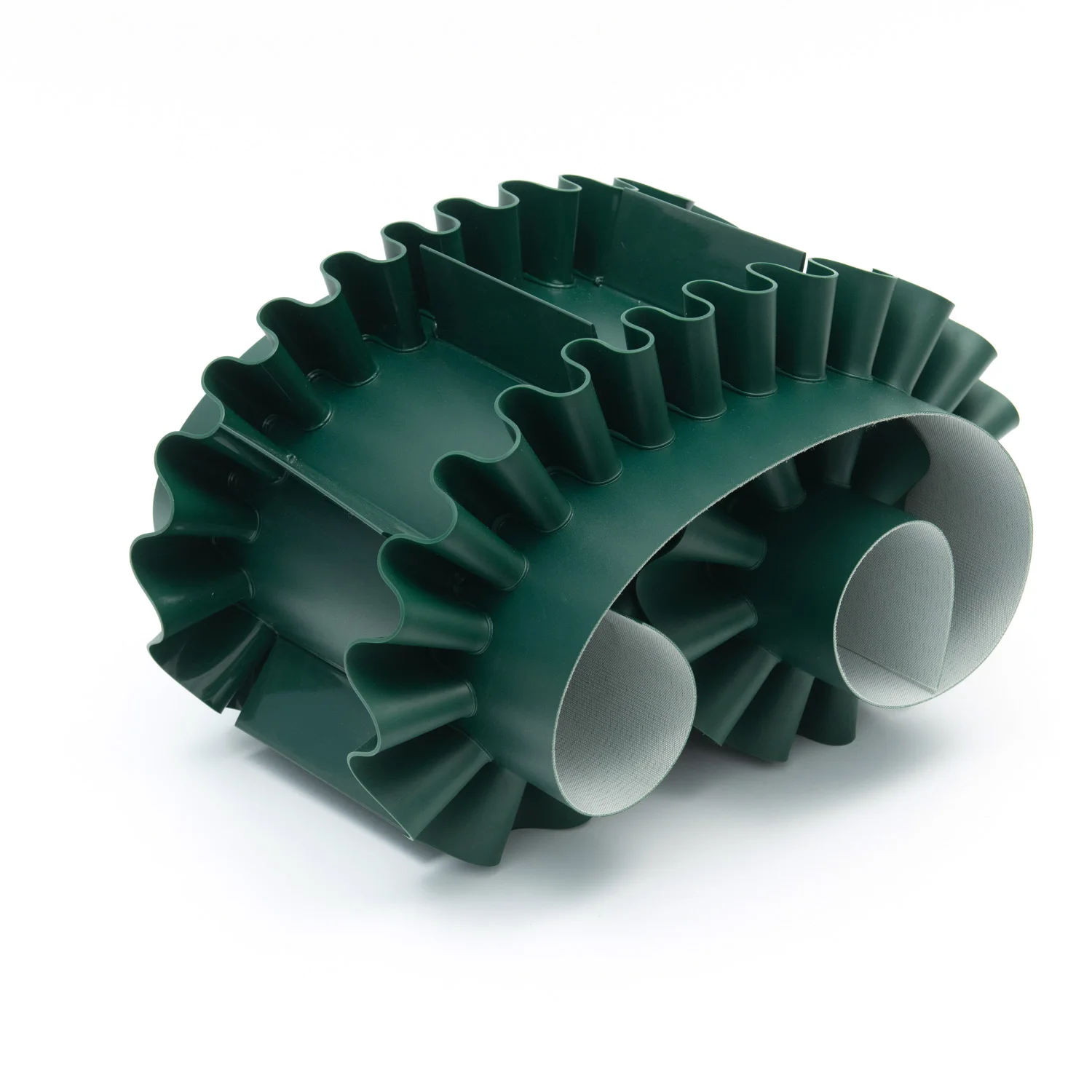 PU conveyor belt splicer joint 4mm dark green polyurethane belt matt surface for printing machine