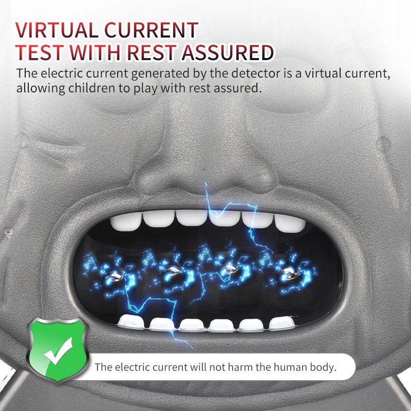 Intelligent Plastic light and sound effect virtual current vintage lie detector Toys