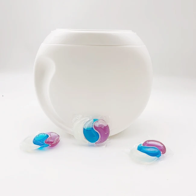 Wholesale Laundry Detergent OEM 3in1 Clothes Washing Apparel Pods Liquid Soap