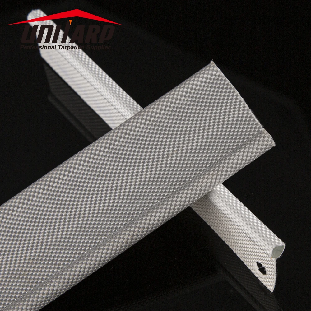 7-15mm Diameter 750gsm Awning Tent Accessories Double Core PVC Plastic Keder with Double Flaps