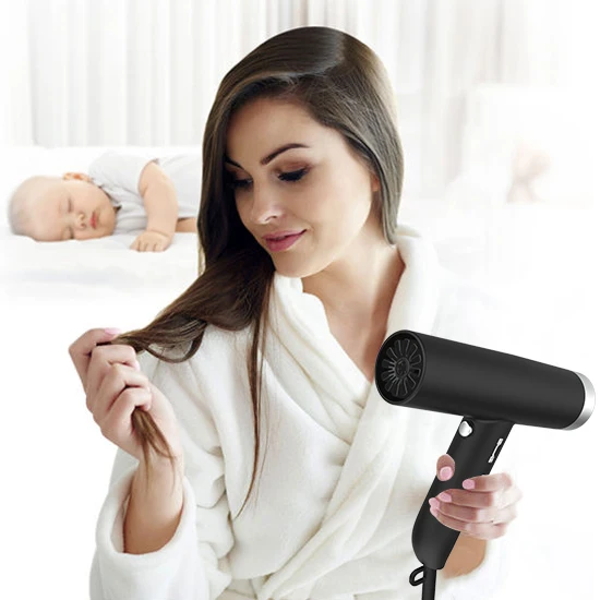 Salon Brushless Motor 200W Infrared Ionic Hair Drying Blow Hair Dryer