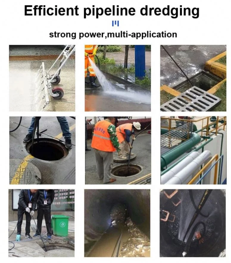 Factory Supply Sewer Sink Cleaner Drain Big Brands Lifan Gasoline Engine Pipe Cleaning Machine