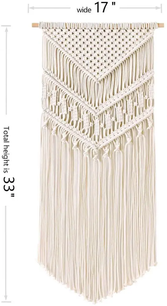 Amazon Hot Sale Macrame Wall Hanging Small Art Woven Wall Decor Boho Chic Home Decoration,TOYS0043