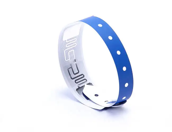 Customised Wristband with Logo  high frequency  RFID  braided wristband  large automobile exhibition ticket card