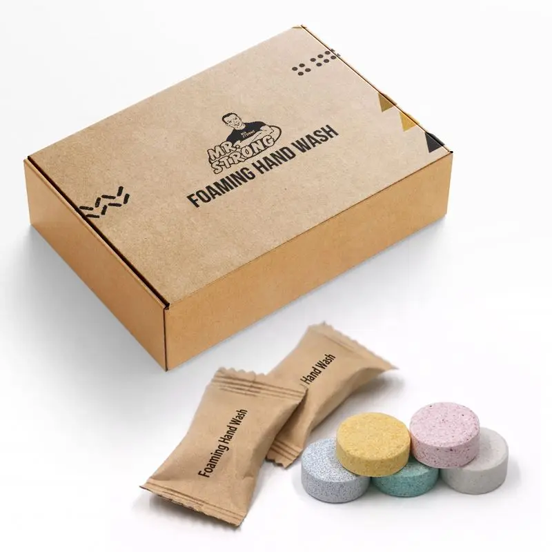 Professional factory foaming hand soap tablet for hand wash