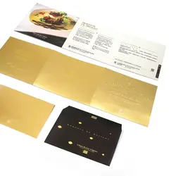 2021 Custom Premium luxurious Card Invitation Cards Printed with Envelope