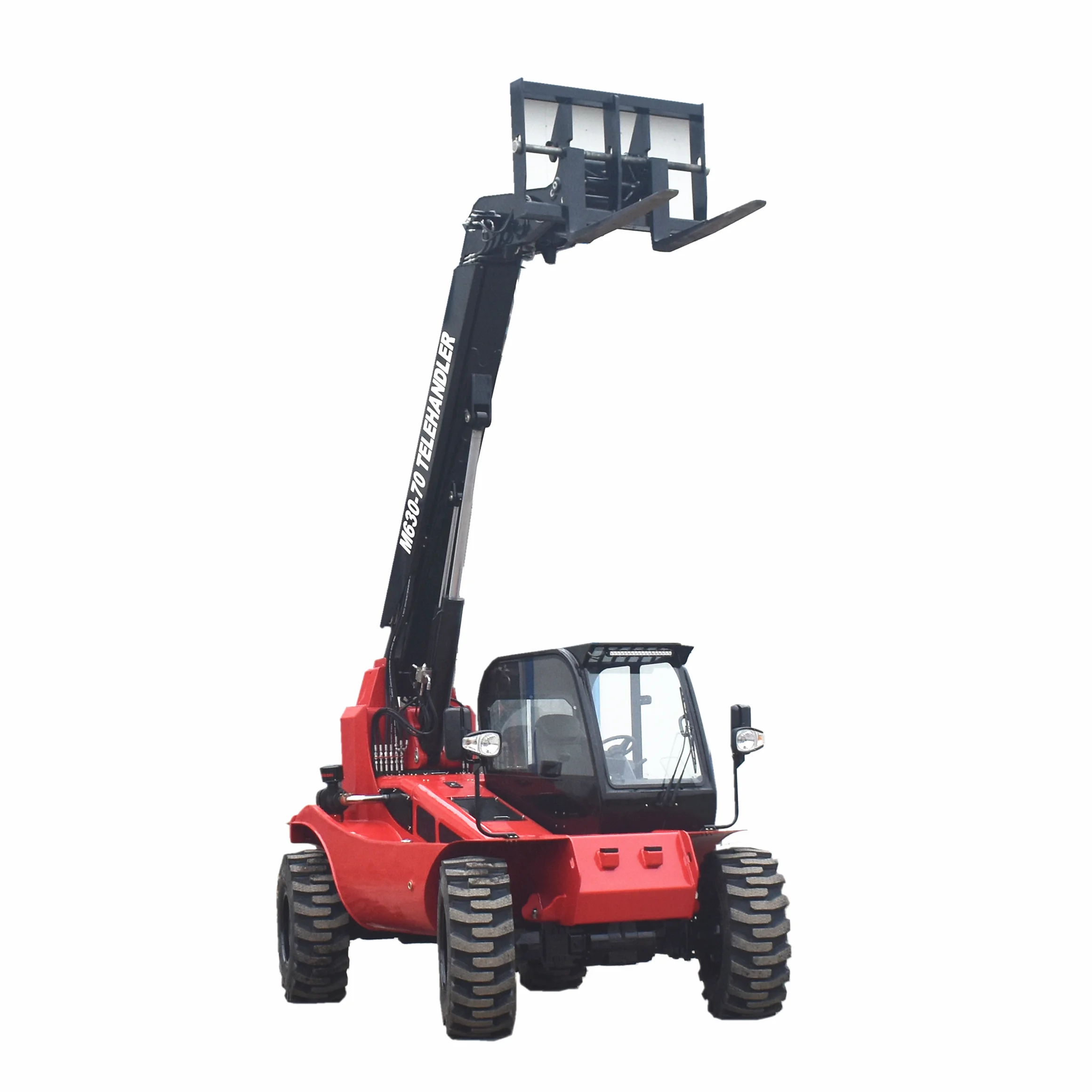 Germany Weidemann type Euro 5 telehandler forklift with tyre handler and material bucket for sale