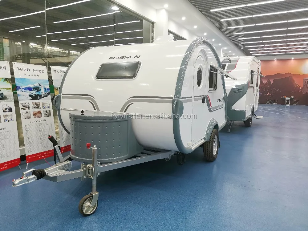 Off Road Camper Mini Caravan and Rv for Sale with Bathroom and Kitchen Exterior Accessories Shower Cubicle