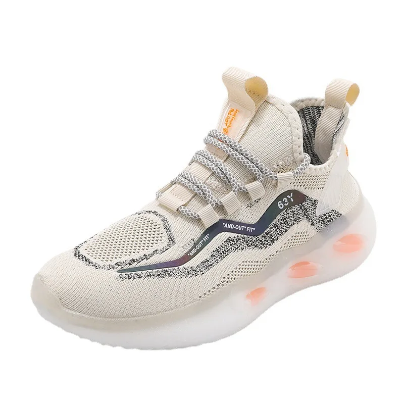 Cheap light walking sport shoes in china good quality white sneakers for men big size