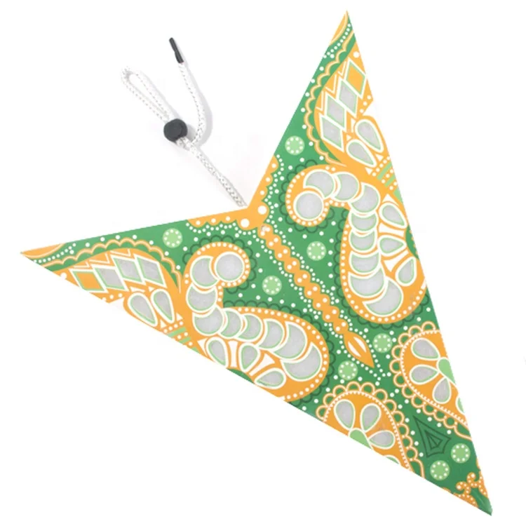 60cm custom colorful hanging ornament origami paper lanterns star