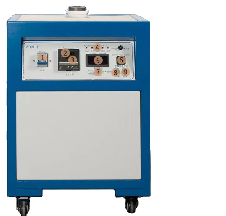 RXS induction IF MF mini aluminium melting machine glass melting machine with graphite crucible