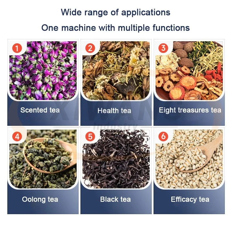 Automatic Flat Fiber Nylon Filter Paper Inner And Outer Tea Bag Packing Machine