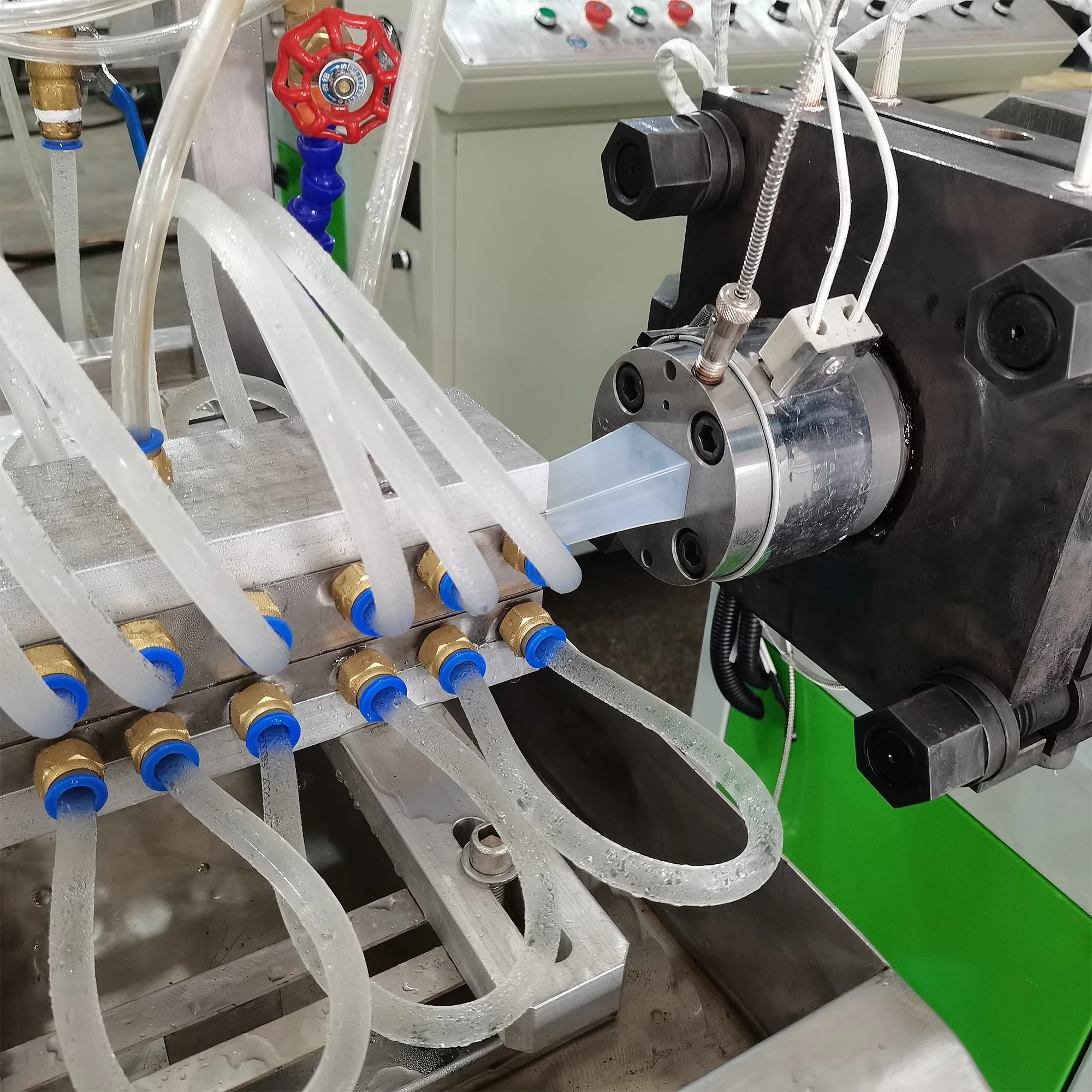 PVC packing tube extruder   PVC profile making machine   PVC profile making extruder machine