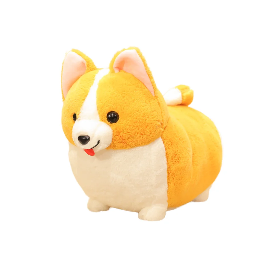 Factory Price OEM 30cm Shiba Inu & Corgi Anime Kawaii Plush Dog Soft Puppy Pillow Peluches PP Cotton Filled for Children