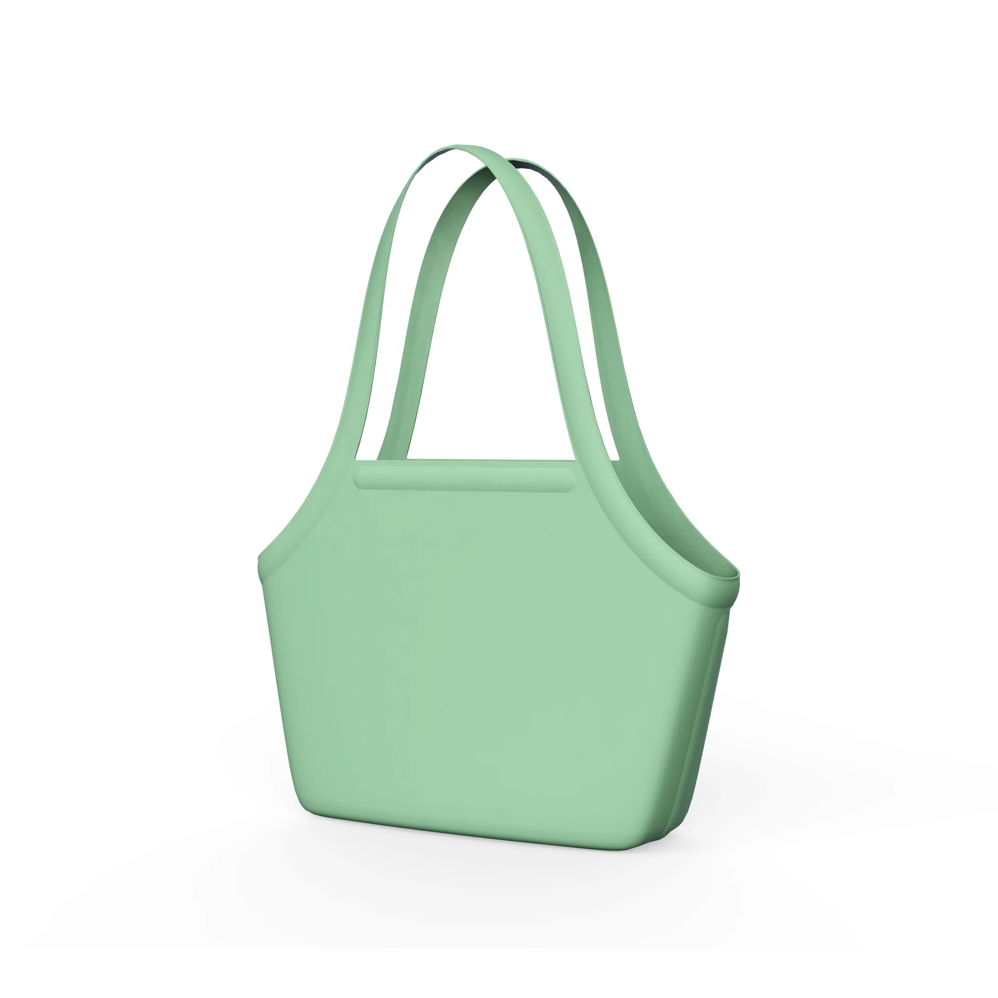 Hot Selling Waterproof Women Beach Tote Bags Custom Summer Totes Large Fashion Silicone Bag