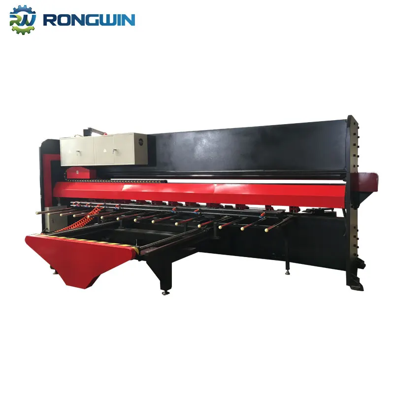 
China RONGWIN Cnc Metal Sheet V Grooving Machine Canada Customer Check The Cnc V Grooving Machine V Cutting Machine 