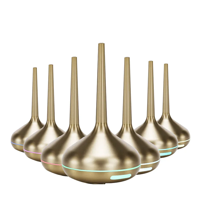 New Wholesale custom gold wood electric air ultrasonic essential oil aroma diffuser with CE/ROHS