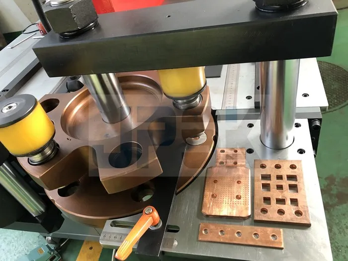 CNC Busbar Fabrication machine for cutting bending punching holes and slots of all sizes