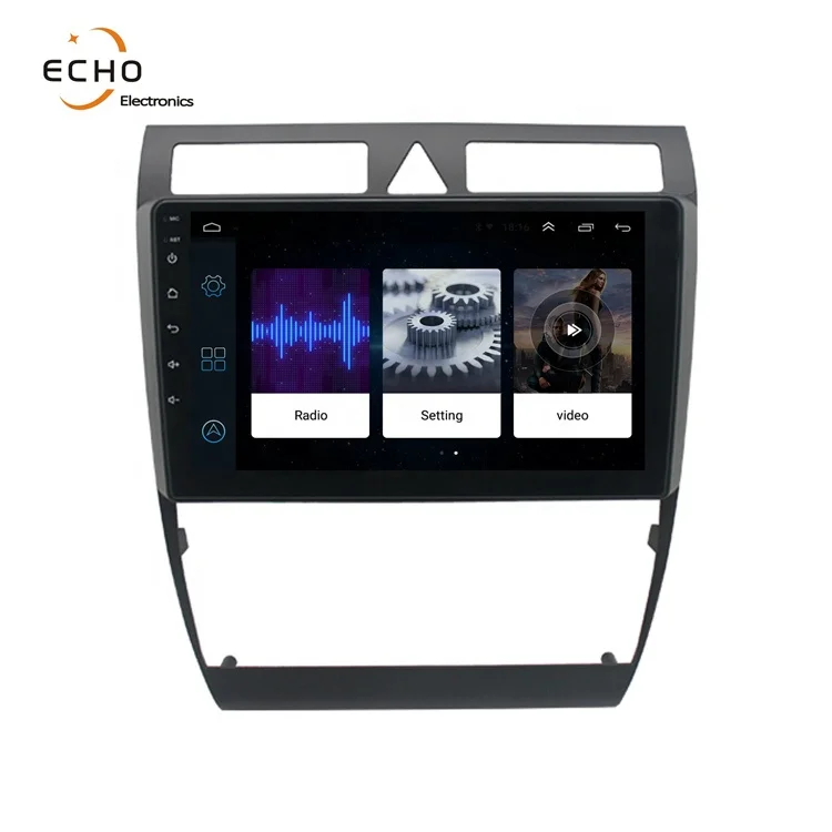9 Inch 4 Cores Android 10 Car Audio Dvd Multimedia Player Radio Video Stereo Gps Navigation System For Audi A6 1997-2004