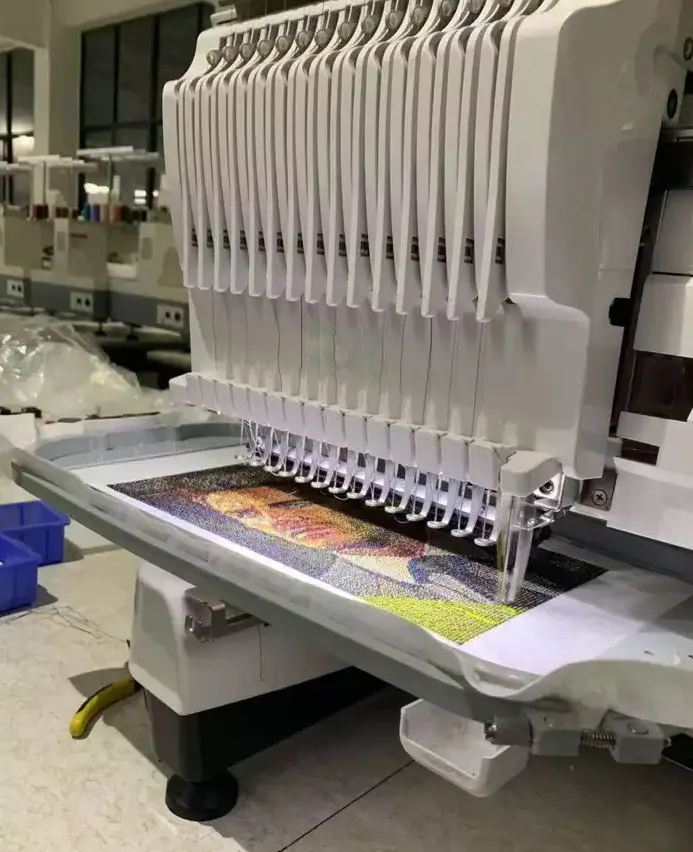 QK-3620 Factory single head 15 needles DAHAO new A15 computerized embroidery machine