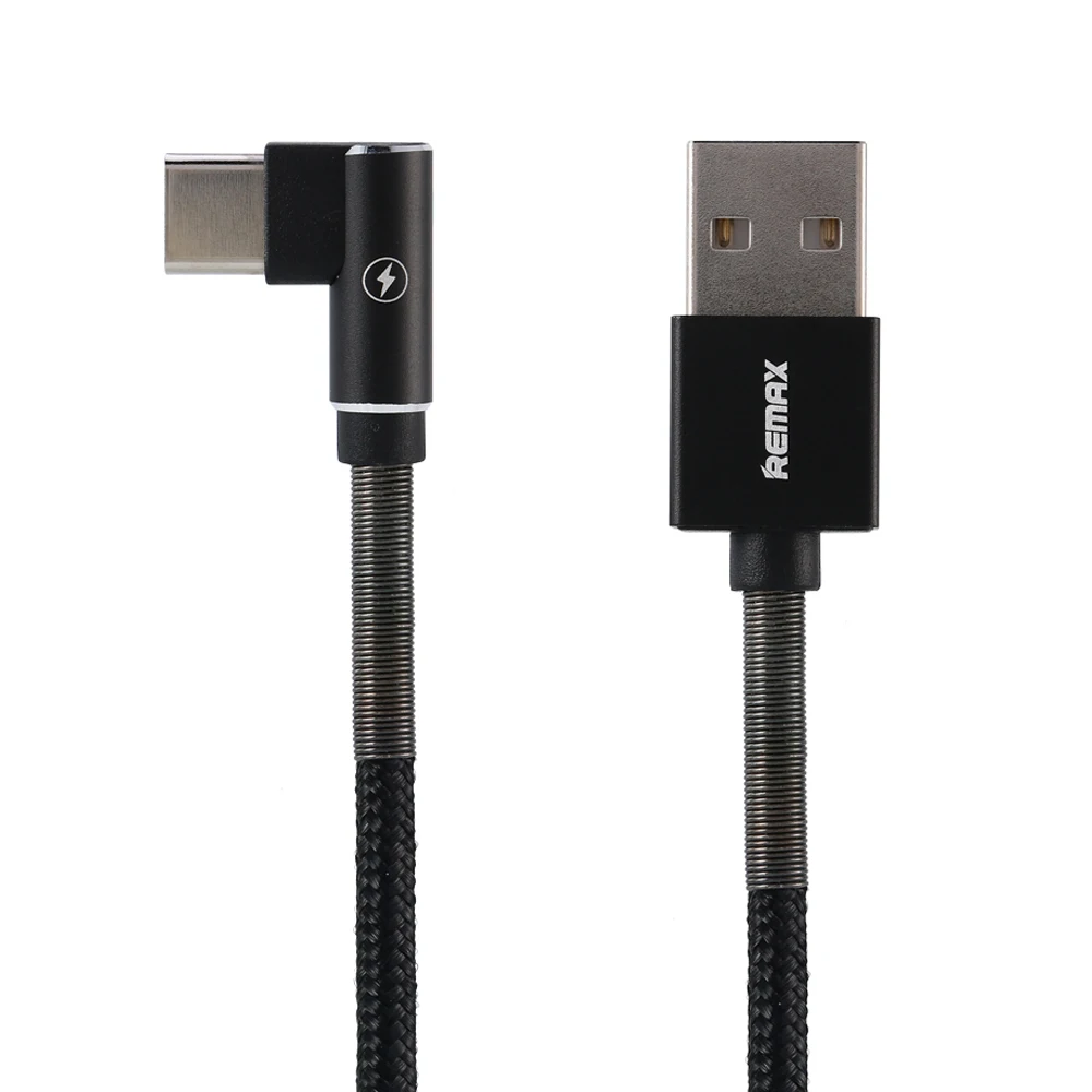 Remax RC-119 локоть USB C кабель 1 м зарядный USB тотип C/лампа с регулируемой яркостью/микро кабель для передачи данных usb осветительный кабель для быстрой зарядки