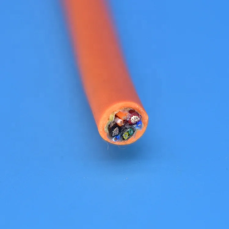 Kevlar reinforced power cable 24 awg twisted pair shielded cable